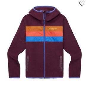 Cotopaxi Women’s Colorful Fleece Hoodie - Purple, Orange, Blue
